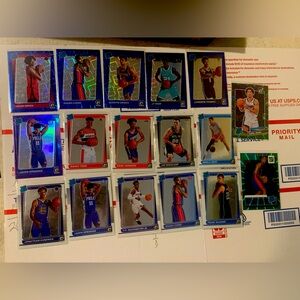 17 VARIOUS RATED ROOKIE NBA PLAYERS PANINI DONRUSS OPTIC 2020-2023 SEASONS